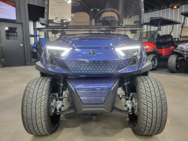 2024 Atlas 4 Passenger Electric Golf Cart - 210AH Lithium - Navy Blue