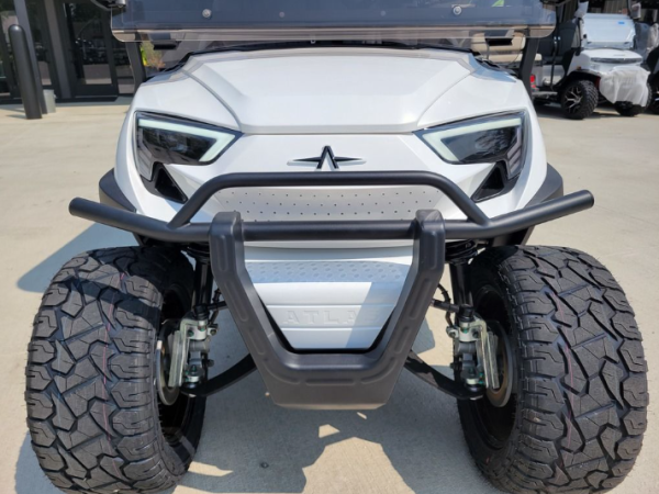 2024 Atlas 4 Passenger Lifted Electric Golf Cart - 210AH Lithium - White - White