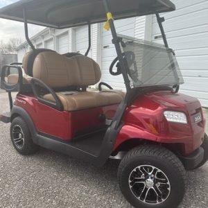 Golf Cart Club Car Apple Red