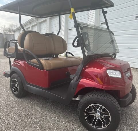 Golf Cart Club Car Apple Red