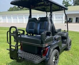 2024 Evolution D5 Ranger 2+2 Mediterranean Blue 4 Seater Electric Golf Cart - New