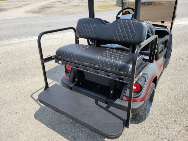 2018 Yamaha Drive2 Used Gas Golf Cart - Red Tip Edition