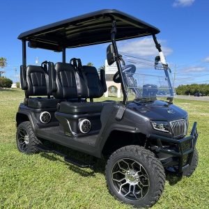agc-0a551f47-d9a7-483d-ac75-160f4cdae765 2025 Evolution D5 - Maverick 4 Plus Black - Luxury 4 - Seater Street Legal Lithium Electric Golf Cart