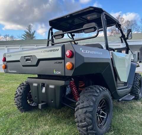 2024 Kandi Cowboy AWD Utility Electric Golf Cart - Dual Motors - Lithium - Sand Color - Heavy Duty