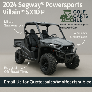 2024 Segway Villain SX10 P - Used Powersports Utility Golf Cart