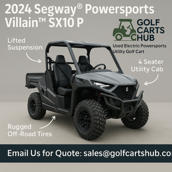 2024 Segway Villain SX10 P - Used Powersports Utility Golf Cart