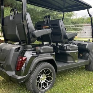 2022 Evolution Ranger Black 4 Seater Electric Golf Cart - Brand New