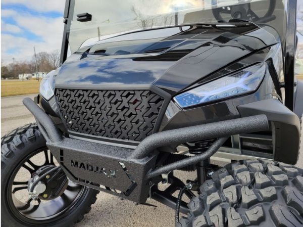 2023 Madjax X Series Storm 4L - Black Edition - Lithium Ion Lifted Golf Cart - Blowout Sale