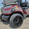 2018 Yamaha Drive2 Used Gas Golf Cart - Red Tip Edition