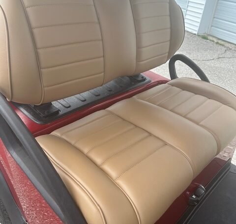 Golf Cart Club Car Apple Red