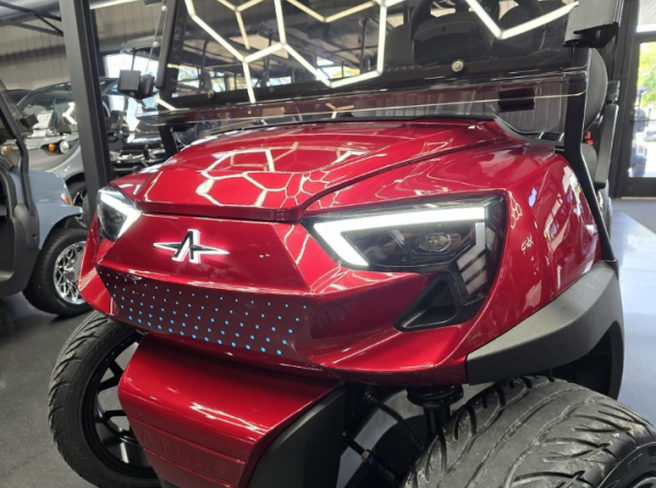 2025 Atlas 6 Passenger Electric Golf Cart - 210AH Lithium - Candy Red