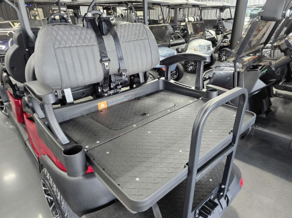 2025 Atlas 6 Passenger Electric Golf Cart - 210AH Lithium - Candy Red