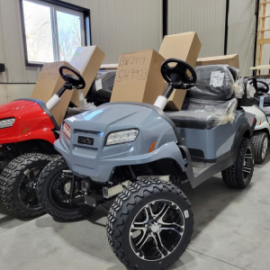 2024 Club Car Onward Lifted 4 Passenger XR Lithium - Vanguard Lithium Battery - Silver Mist