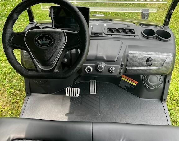 2022 Evolution Ranger Black 4 Seater Electric Golf Cart - Brand New