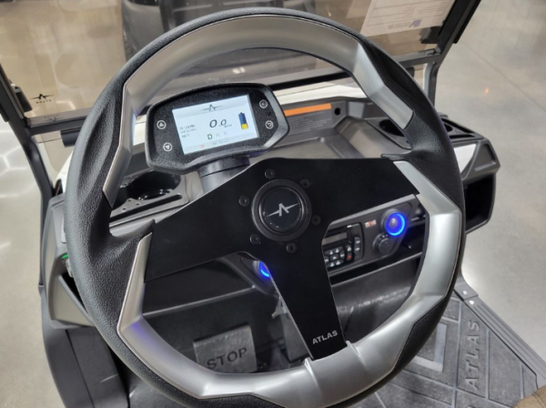 2024 Atlas 4 Passenger Electric Golf Cart - 210AH Lithium - Pearl White