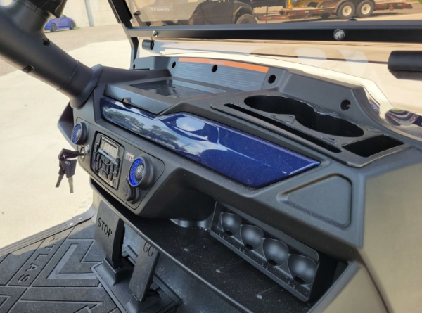 agc-240992c8-17a8-4901-babd-956c8058ca4d 2024 Atlas 4 Passenger Lifted Electric Golf Cart - 210AH Lithium - Blue