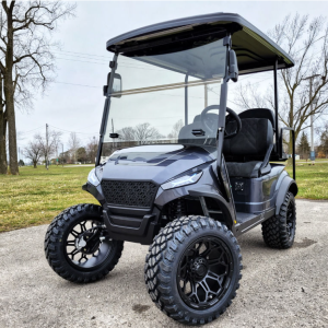 2023 Madjax X Series Storm 4L - Gunmetal - Lithium Ion Lifted Golf Cart