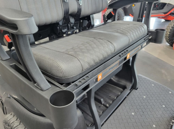 2024 Atlas 4 Passenger Lifted Electric Golf Cart - 210AH Lithium - Charcoal