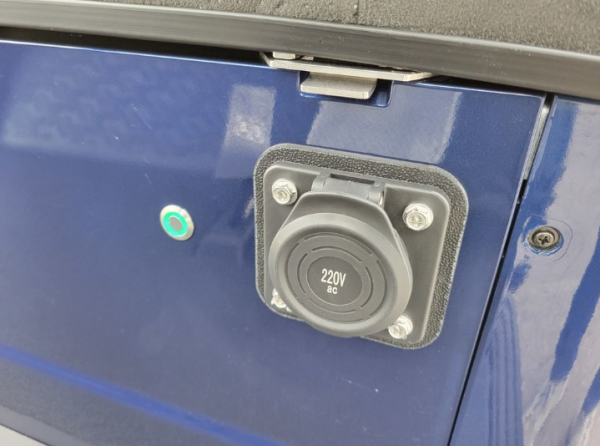 2023 Madjax X Series Storm 4L - Metallic Blue Edition - Lithium Ion Lifted Golf Cart