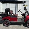 2024 Evolution Classic 4 Plus Red 4 Seater Electric Golf Cart - New