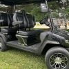 2022 Evolution Ranger Black 4 Seater Electric Golf Cart - Brand New