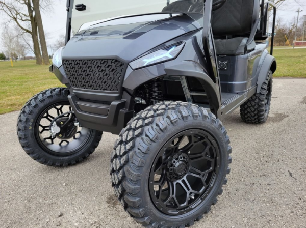 2023 Madjax X Series Storm 4L - Gunmetal - Lithium Ion Lifted Golf Cart