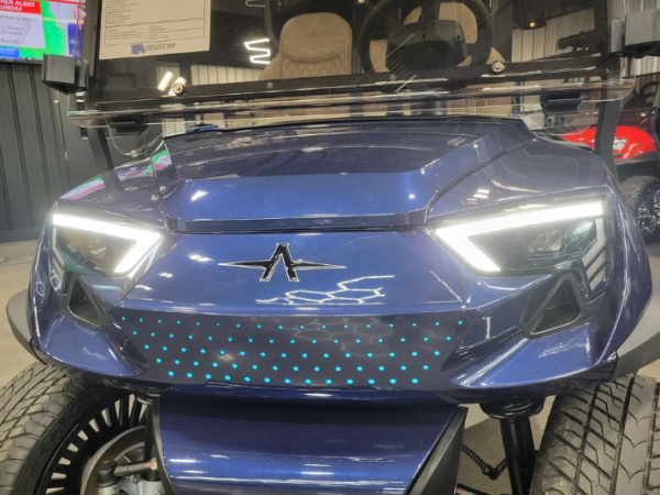 2024 Atlas 4 Passenger Electric Golf Cart - 210AH Lithium - Navy Blue