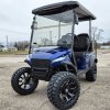2023 Madjax X Series Storm 4L - Metallic Blue Edition - Lithium Ion Lifted Golf Cart