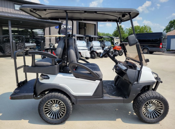 2024 Atlas 4 Passenger Lifted Electric Golf Cart - 210AH Lithium - White
