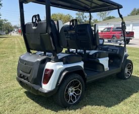 2024 Evolution D5 Ranger White 4 Seater Electric Golf Cart