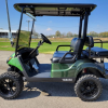2018 Yamaha Drive2 EFI Quietech Used Gas Golf Cart - Green Fade Lifted