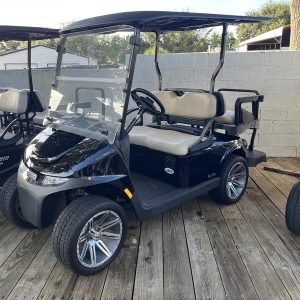 2025 E - Z - GO Freedom RXV ELiTE Lithium - Black - Side View
