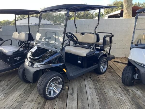 2025 E - Z - GO Freedom RXV ELiTE Lithium - Black - Side View