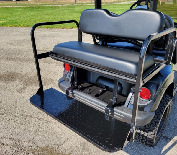 2018 Yamaha Drive2 EFI Quietech Used Gas Golf Cart - Green Fade Lifted