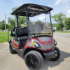 2018 Yamaha Drive2 Used Gas Golf Cart - Red Tip Edition