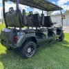 2024 Evolution D5 Maverick 6 Gray Forward Facing 6 Passenger Lifted Electric Used Golf Cart - Extended Range Lithium