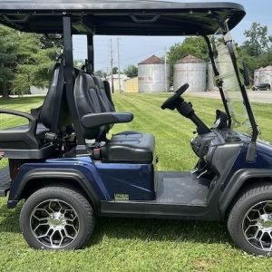2024 Evolution D5 Ranger 2+2 Mediterranean Blue 4 Seater Electric Golf Cart - New