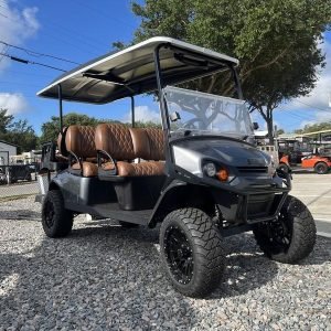 2025 E - Z - GO Express 6 Gas Inferno Red 6 - Passenger Street