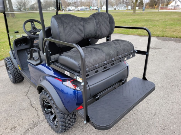2023 Madjax X Series Storm 4L - Metallic Blue Edition - Lithium Ion Lifted Golf Cart