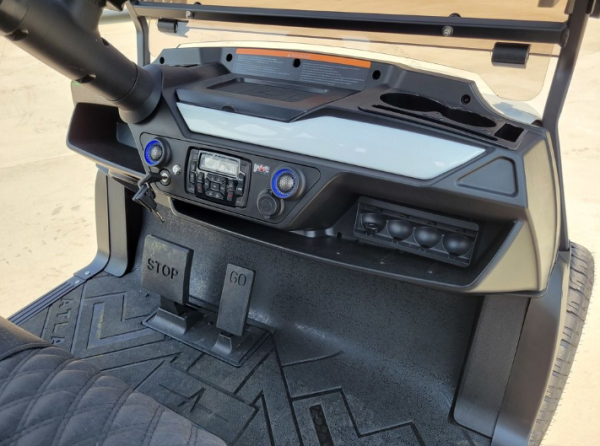2024 Atlas 4 Passenger Lifted Electric Golf Cart - 210AH Lithium - White - White