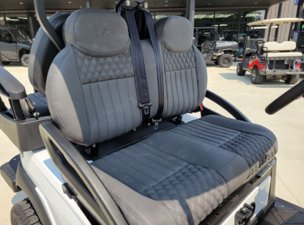 2024 Atlas 4 Passenger Lifted Electric Golf Cart - 210AH Lithium - White - White
