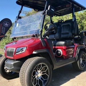 Street Legal 2025 Evolution D5 - Ranger 2+2 Plus Red Golf Cart