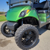 2018 Yamaha Drive2 EFI Quietech Used Gas Golf Cart - Green Fade Lifted