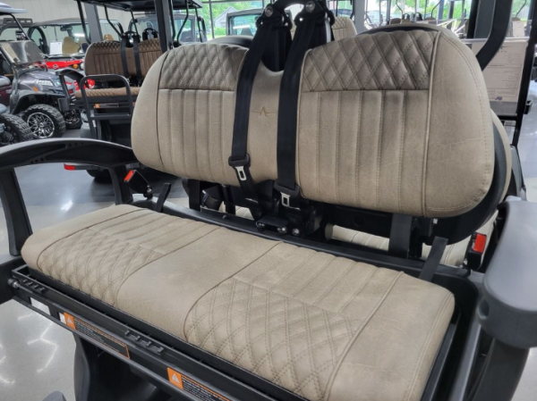 2024 Atlas 4 Passenger Electric Golf Cart - 210AH Lithium - Navy Blue