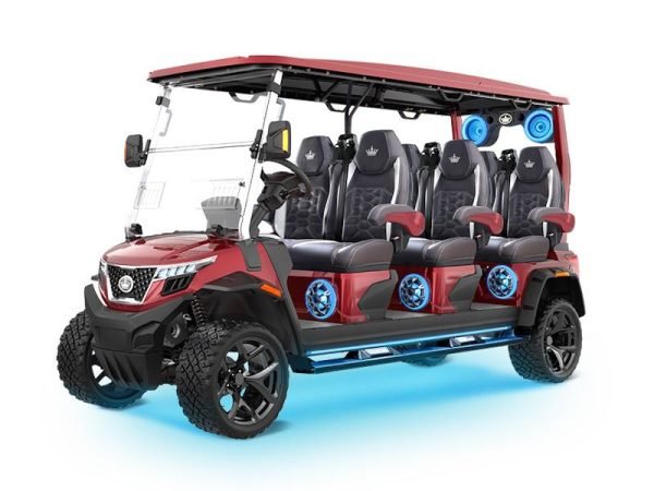 2025 Evolution D - Max XT6 - Luxury 6 - Seater Electric Golf Cart With LED Lights & Alloy Wheels