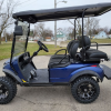 2023 Madjax X Series Storm 4L - Metallic Blue Edition - Lithium Ion Lifted Golf Cart