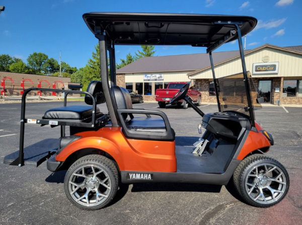 2017 Yamaha Drive2 Used Gas Golf Cart - Burnt Orange