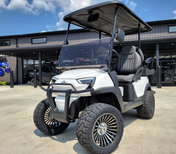 2024 Atlas 4 Passenger Lifted Electric Golf Cart - 210AH Lithium - White