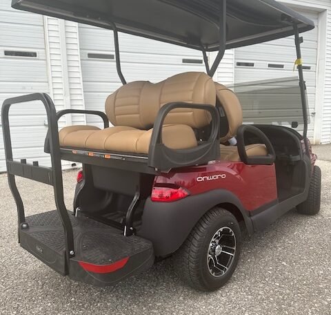 Golf Cart Club Car Apple Red