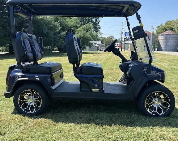 2024 Evolution D5 Ranger Mediterranean Blue 4 Seater Electric Golf Cart - New